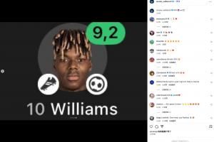 此前被球迷批表现差还与拉什福德对比，尼科传射后晒9.2评分回应